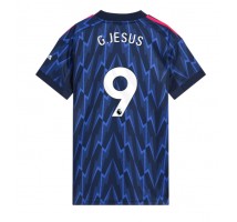 Arsenal Gabriel Jesus #9 Koszulka Wyjazdowa damskie 2025-26 Krótki Rękaw